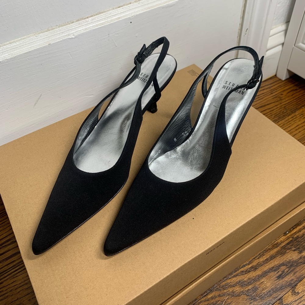 Stuart Weitzman kitten heels